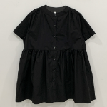 Мини-платье с эффектом многослойности и съёмной блузкой