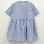 Мини-платье с эффектом многослойности и съёмной блузкой