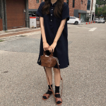 Рубашечное платье в стиле минимализм