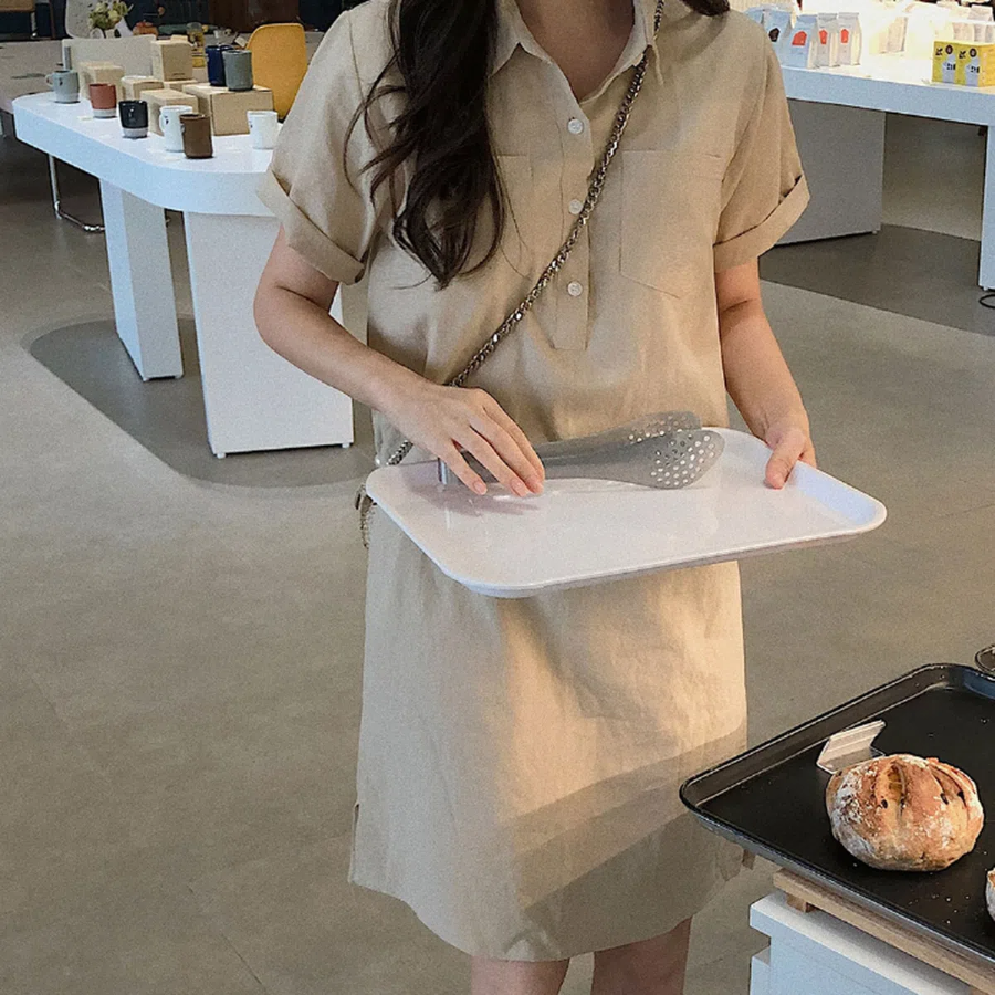 Рубашечное платье в стиле минимализм