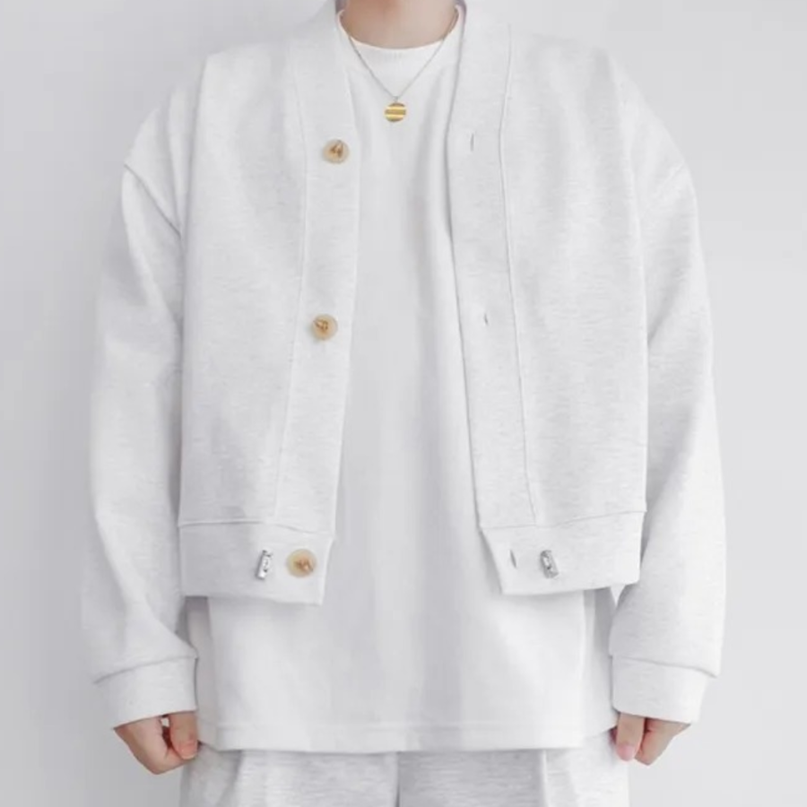 Formal Crop Short Cardigan with String