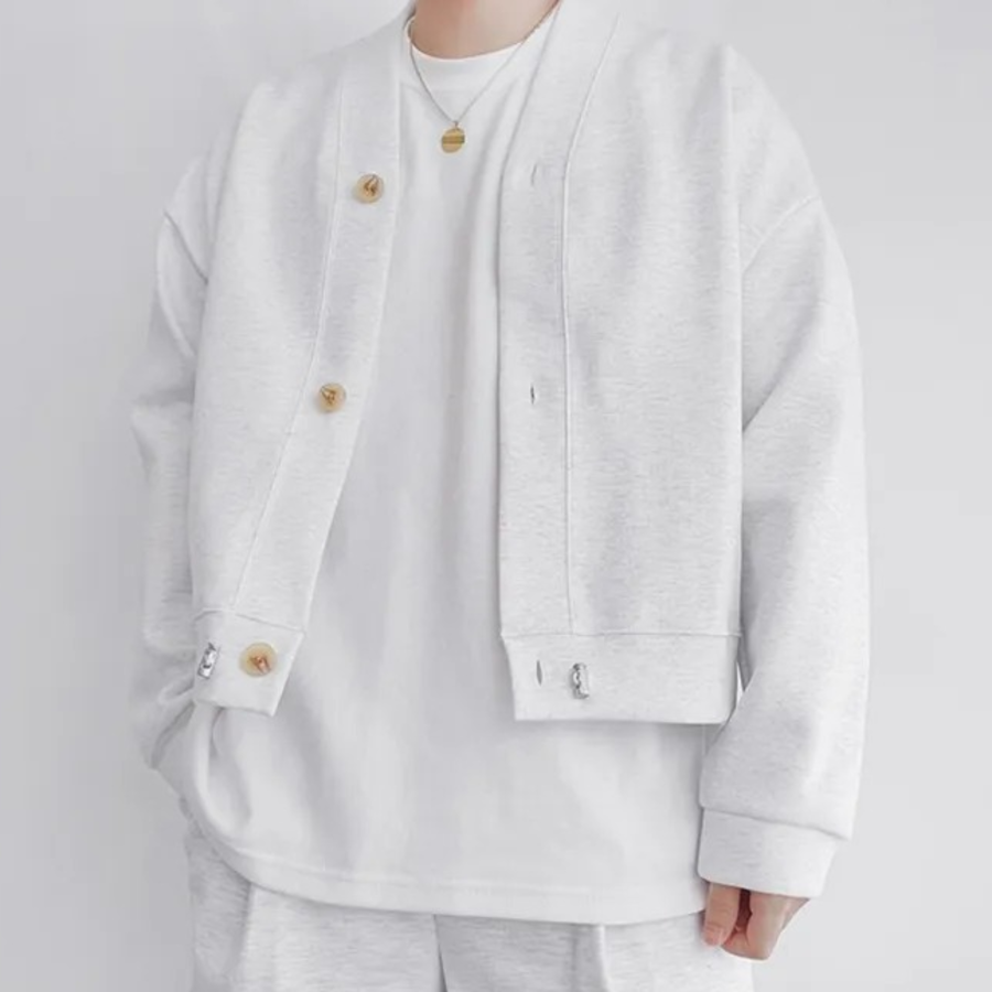 Formal Crop Short Cardigan with String