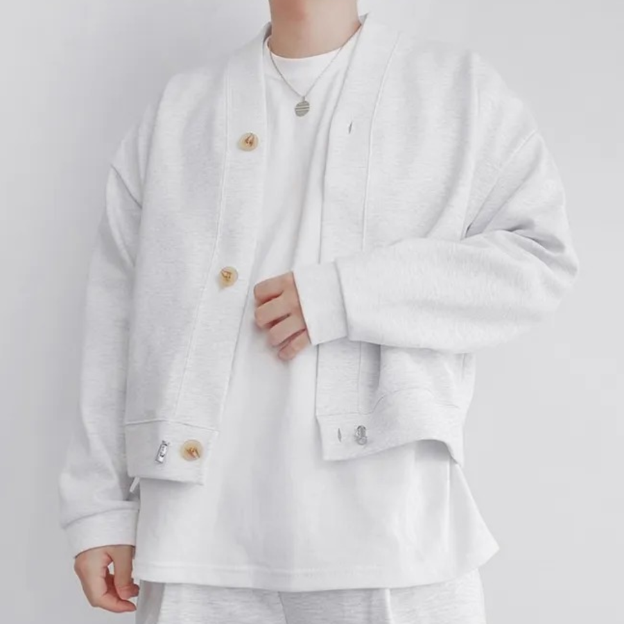 Formal Crop Short Cardigan with String