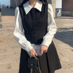 Платье с плиссировкой и линией принцессы в стиле “вишнёвого цветения”