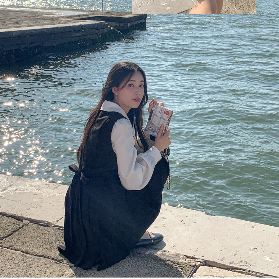 Платье с плиссировкой и линией принцессы в стиле “вишнёвого цветения”