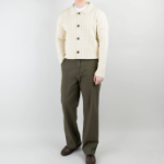 Men's Cable Knit Collar Cardigan