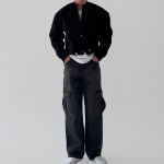 Men’s String Crop Rex If Cardigan