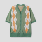 Свободный размер-Зеленый-Кардиганы