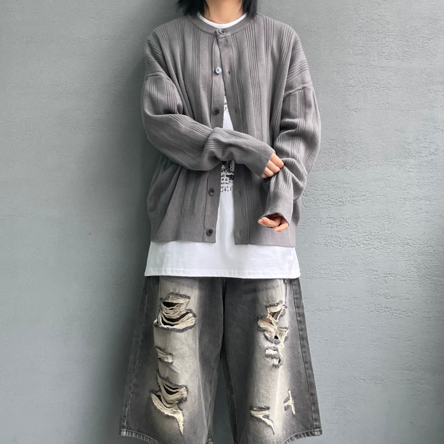 Nozd Round Knit Cardigan