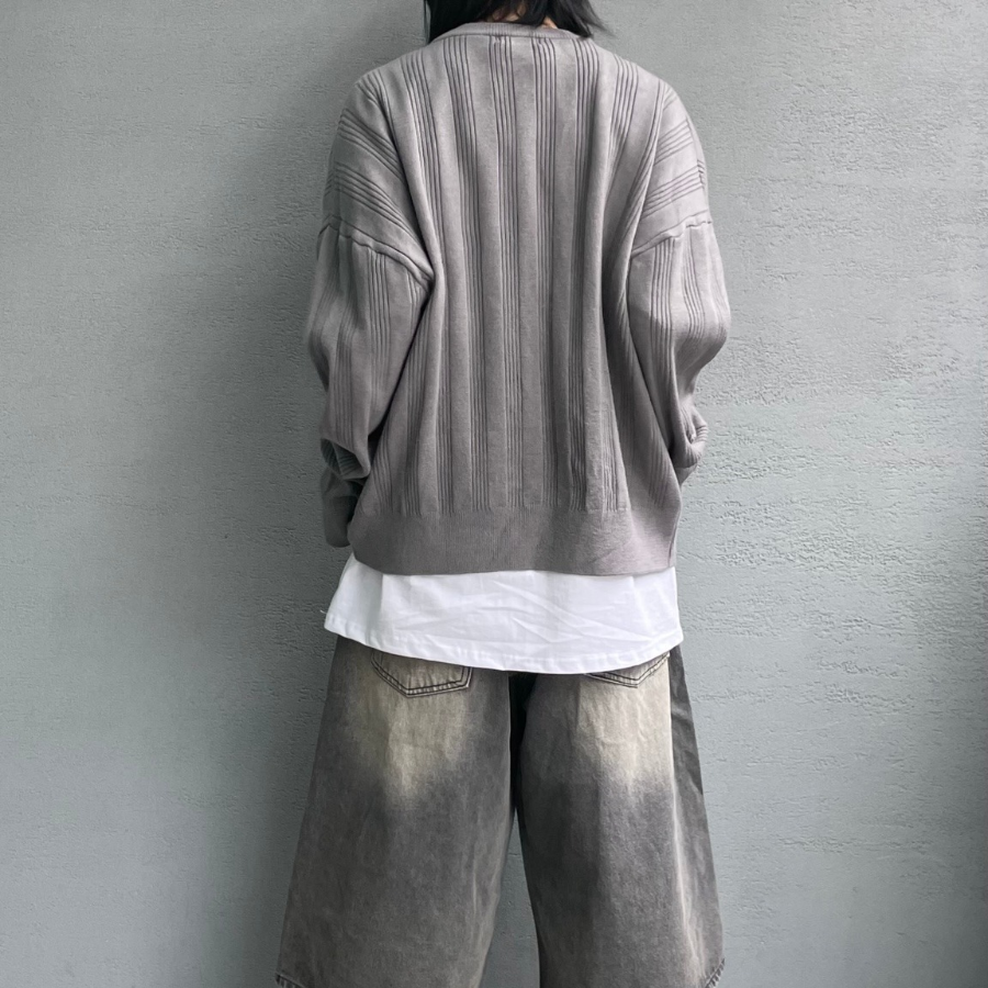 Nozd Round Knit Cardigan