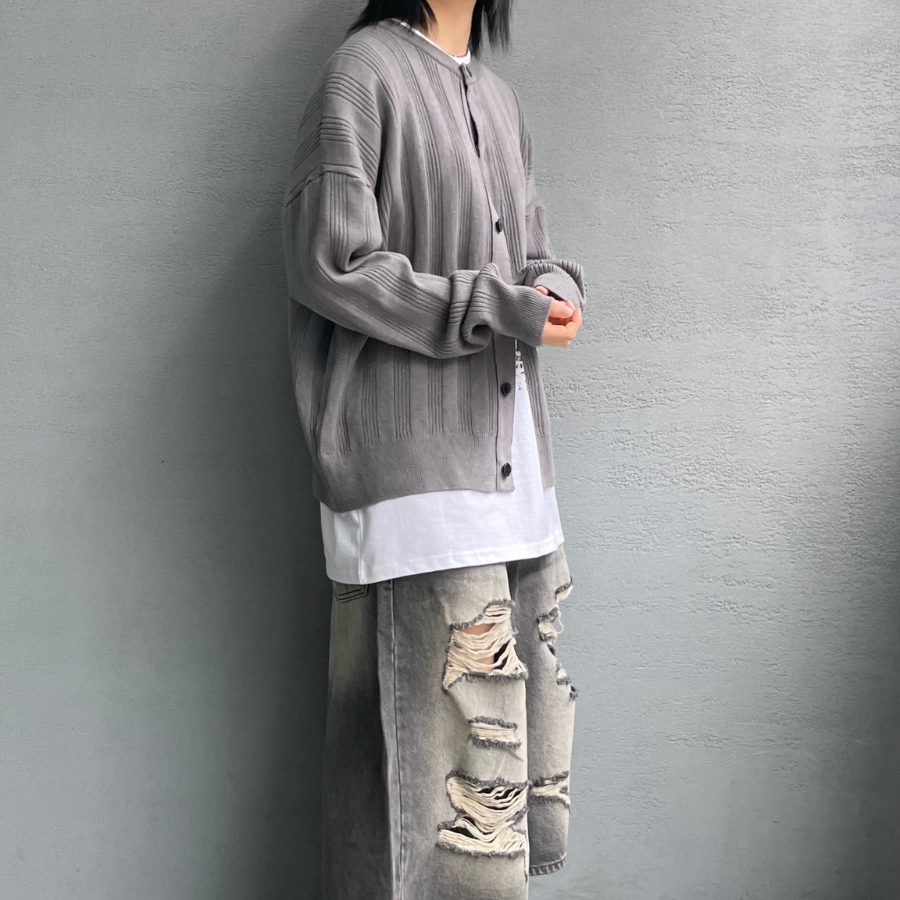 Nozd Round Knit Cardigan