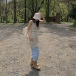 Ажурное вязаное платье-бюстье в стиле “взбитых сливок”