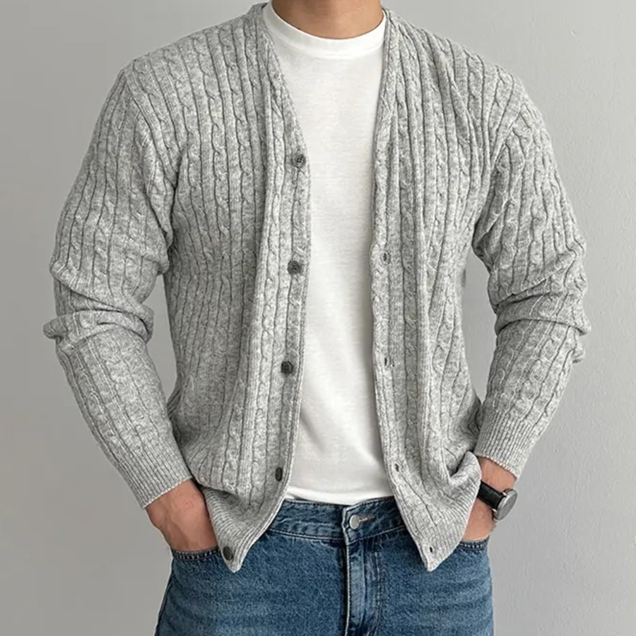 Cable Knit Oversized Cardigan