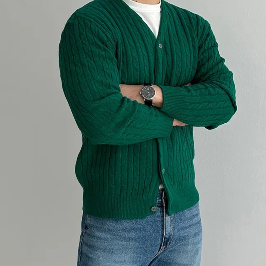 Cable Knit Oversized Cardigan