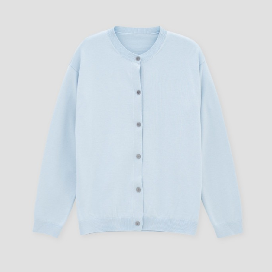 Washable Oversized Round Cardigan