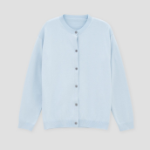 Washable Oversized Round Cardigan