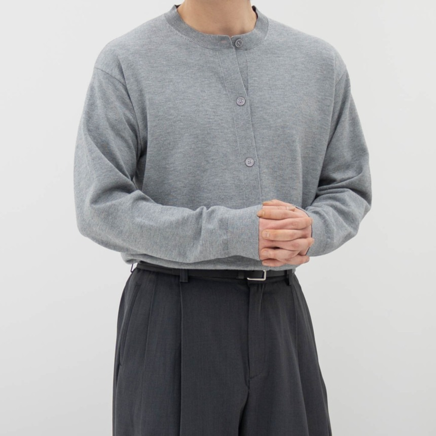 Washable Oversized Round Cardigan