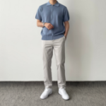 Lightweight Short Sleeve Zip-Up Collar Knit Summer Cardigan