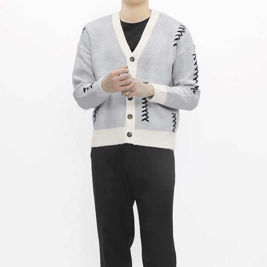 BILLIBUS Men's Knit Cardigan BTS012
