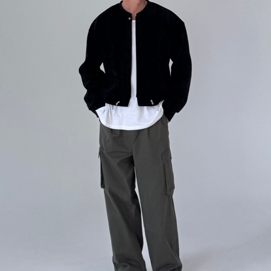 Reagan Velour Crop Cardigan