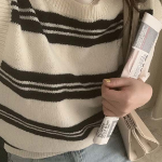 Summer Stripe Knit Vest