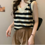Summer Stripe Knit Camisole