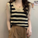 Summer Stripe Knit Camisole