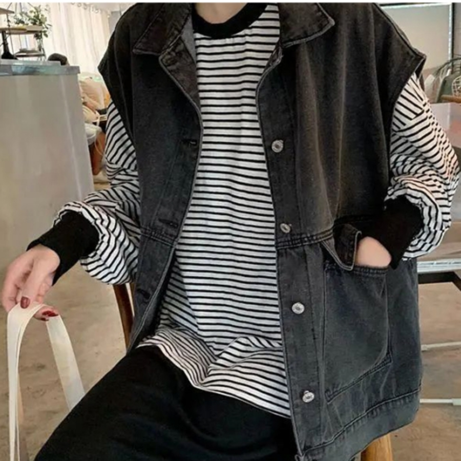 Lightweight Waterproof Denim Vest