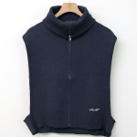 Свободный размер-Темно-синий-Жилеты
