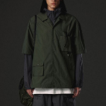 City Leisure CN Oversized Glasses Pocket Short Sleeve Shirt (Khaki)