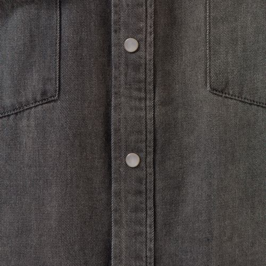 Denim Western Shirt [Gray]
