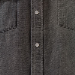 Denim Western Shirt [Gray]