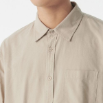 Relaxed Fit Oxford Shirt [Beige]