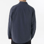 Relaxed Cotton Tencel Pigment Shirt [Navy]
