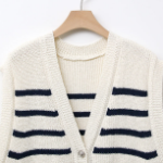 Spring Casual Colorblock Stripe Knit Vest