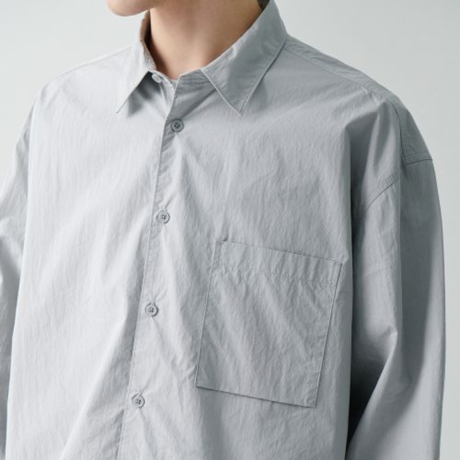 City Leisure CN Oversized Shirt [Light Gray]