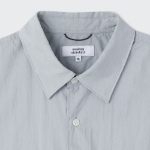 City Leisure Lightweight Nylon Oversized Shirt [Cloudy Blue]