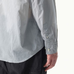 City Leisure Lightweight Nylon Oversized Shirt [Cloudy Blue]