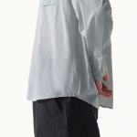 City Leisure Lightweight Nylon Oversized Shirt [Cloudy Blue]