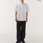Relaxed Oxford Short Sleeve Shirt [White]