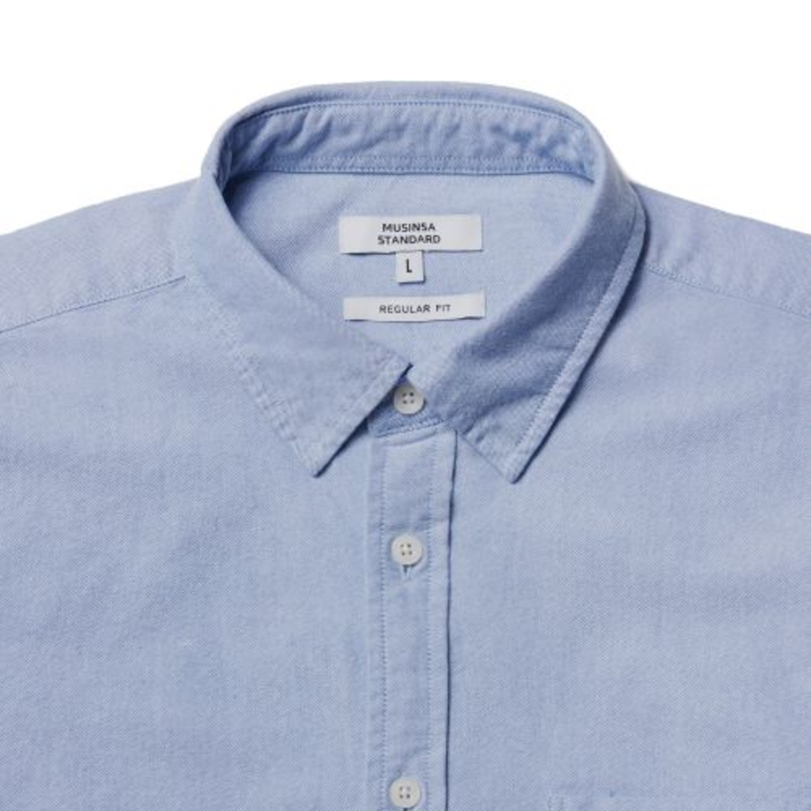 Basic Oxford Shirt [Blue]