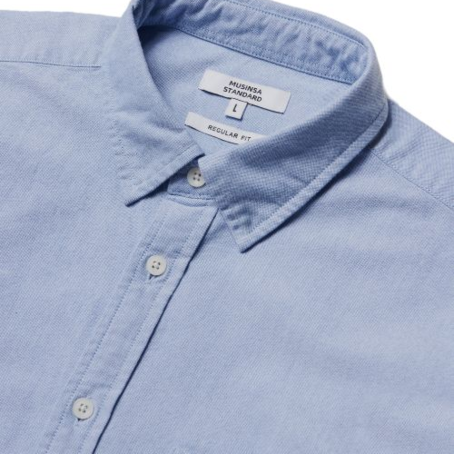 Basic Oxford Shirt [Blue]