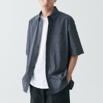 City Leisure CN Oversized Short Sleeve Shirt [Gray]