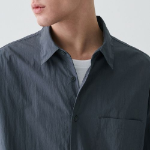 City Leisure CN Oversized Short Sleeve Shirt [Gray]
