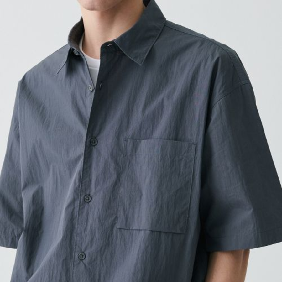 City Leisure CN Oversized Short Sleeve Shirt [Gray]