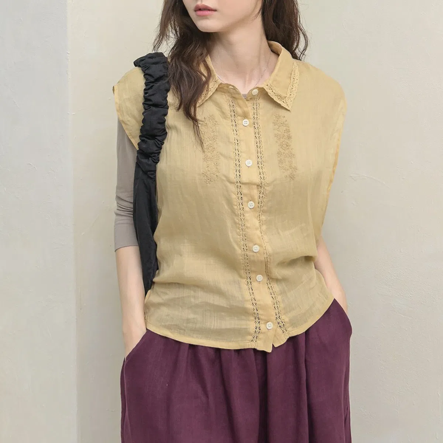 Baropi Torsionless Collar Vest