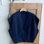 V-Neck High-Quality Slimline Open Vest Jacket