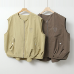 Golf Casual Zip-Up Embroidered Vest