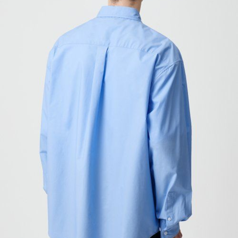 Oversized Poplin Shirt [Socks Blue]