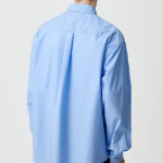 Oversized Poplin Shirt [Socks Blue]